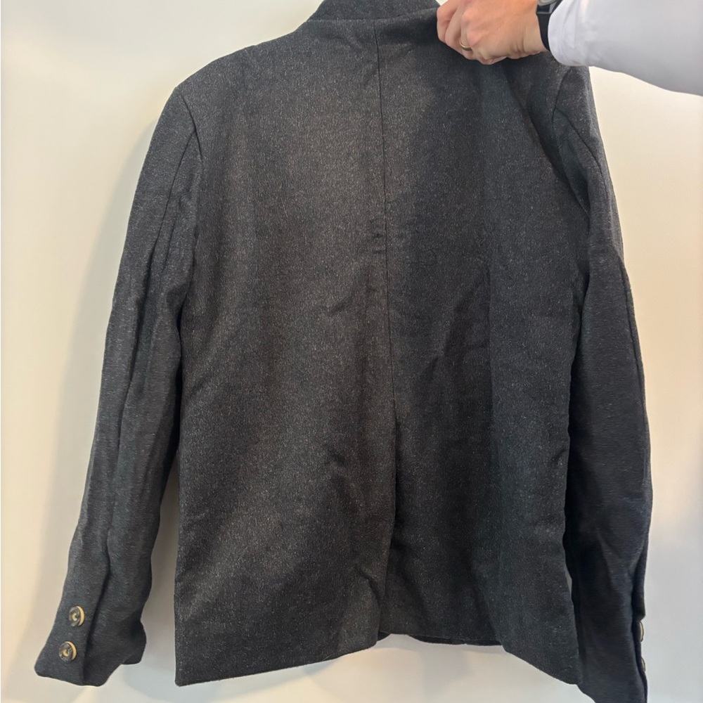 Men's Elegant Black Pea Coat